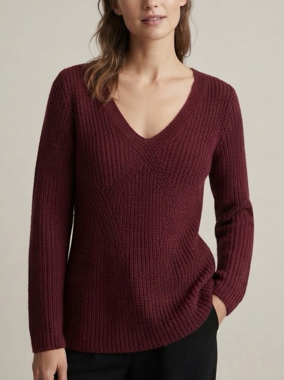 Zara Vneck Sweater Size M